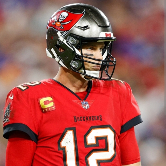 Tom Brady (Nike)-(Buccaneers)-(Jersey)-(Red)-(Used)-(+Free Item)-(XL)-$75.00 - Picture 2 of 10